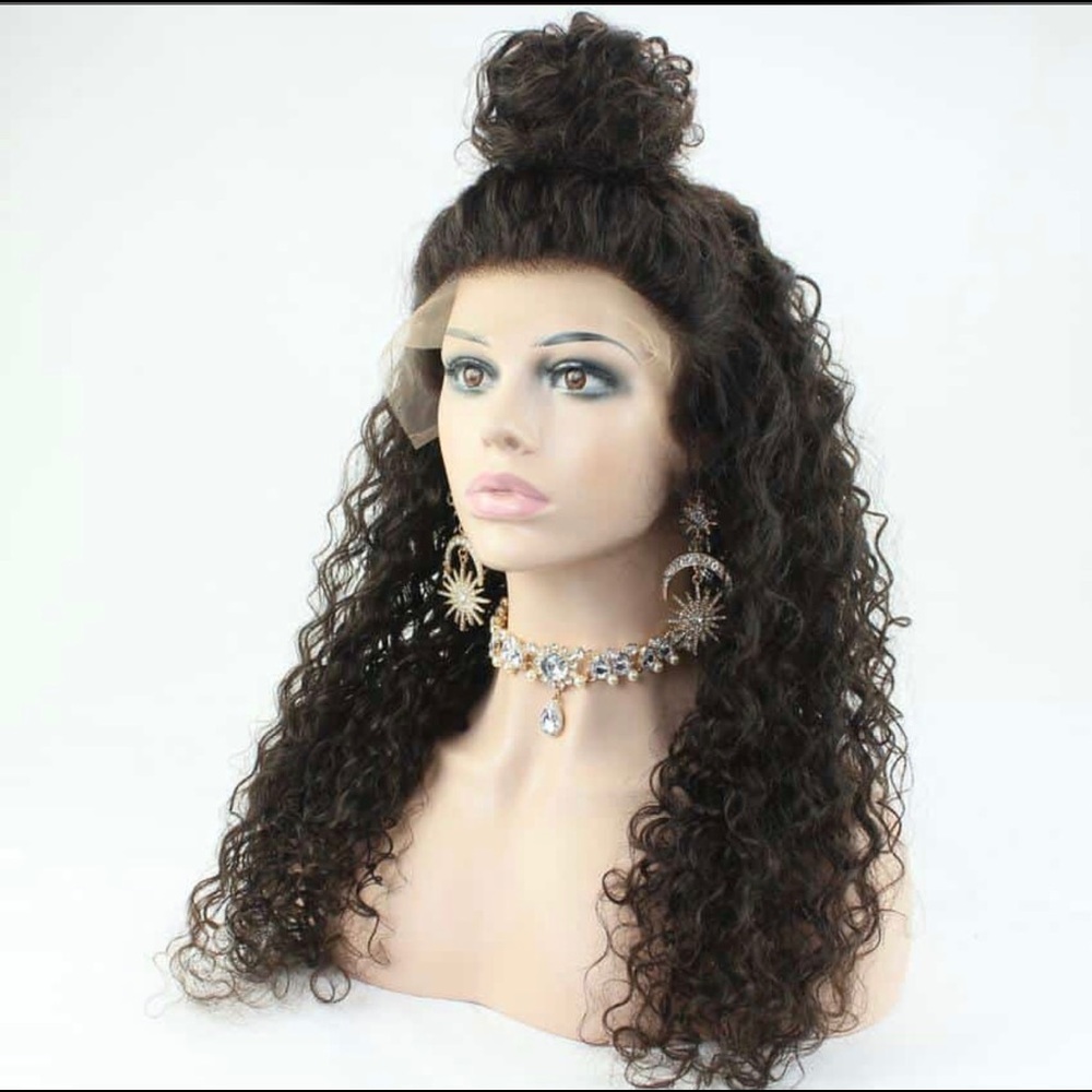 100% Virgin Human curly wig